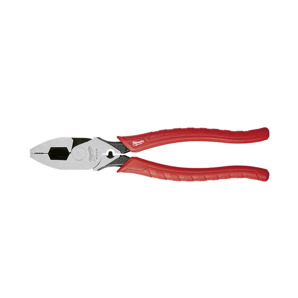 MILWAUKEE 228MM (9") HIGH LEVERAGE LINEMAN'S PLIERS WITH CRIMPER