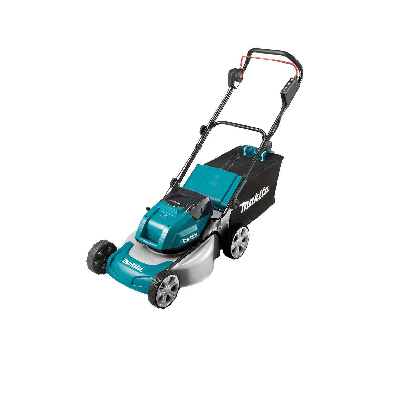 MAKITA DLM464PT2 18Vx2 (36V) LXT Brushless 460mm (18") Metal Deck Lawn Mower kit