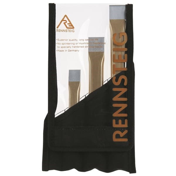 RENNSTEIG RCC3 - FLAT COLD CHISEL SET - 3 PIECE