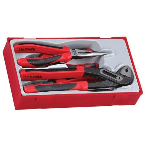 Teng TT440-T 4pc MB TPR Grip Plier Set - TC-Tray