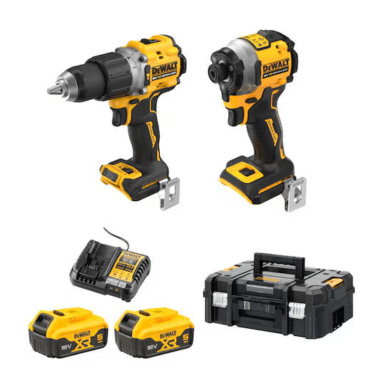DEWALT DCZ2050P2T-XE 18V XR Brushless Twin Kit - 2X 5Ah + FREE DCS356N-XJ
