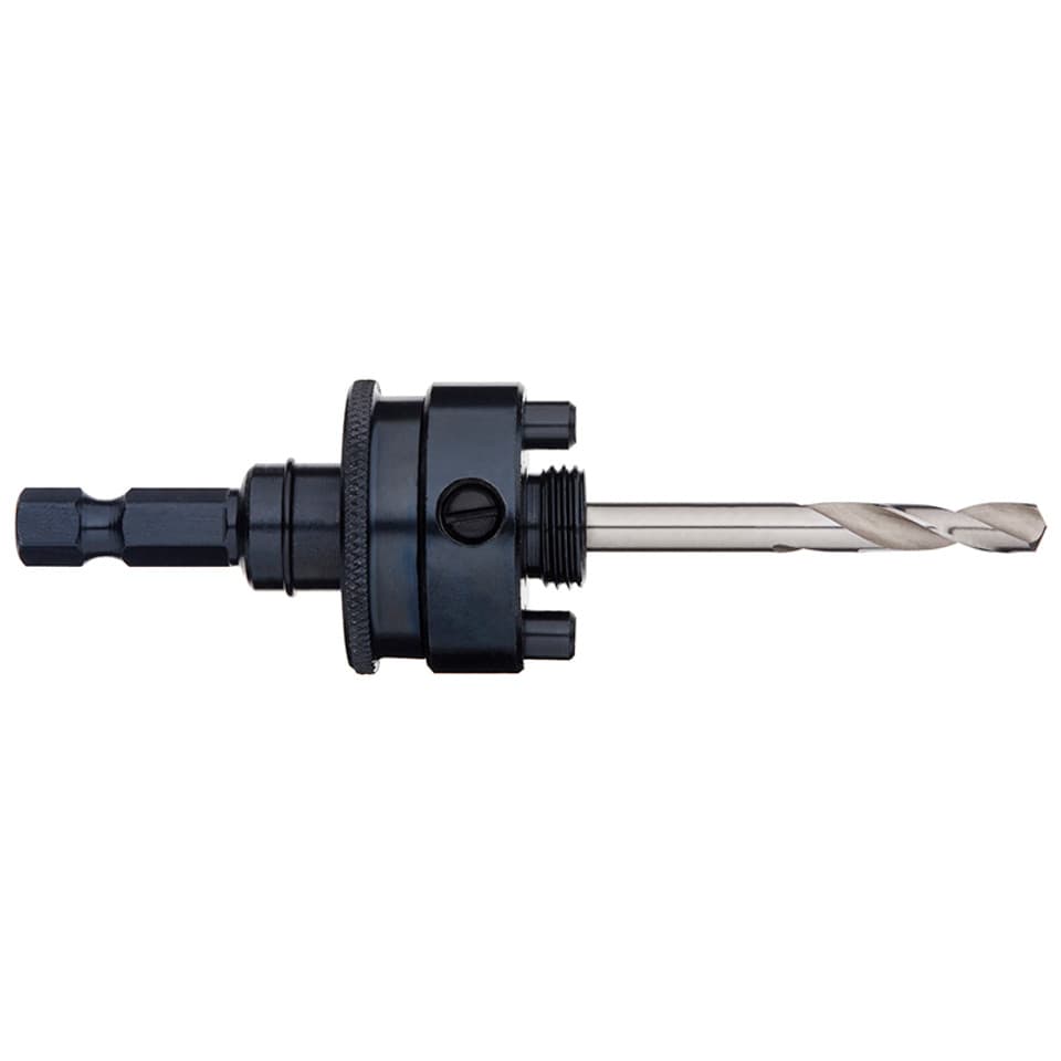 Alpha Large Hex Shank Arbor Set suits 32 - 250mm Holesaws - HSS - Quick Release