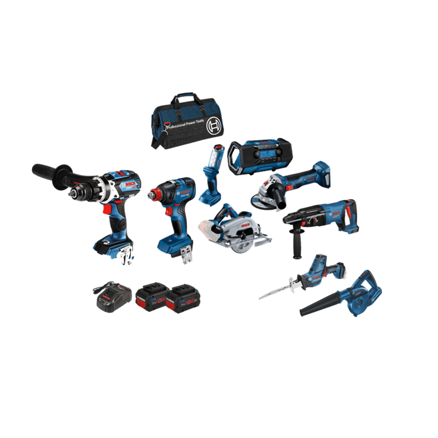 BOSCH 18V 10PC COMBO KIT - PROMO