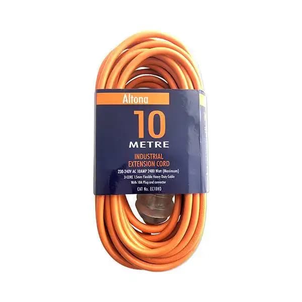 ALTONA Heavy Duty Orange Extension Lead 10m