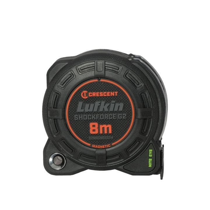 CRESCENT LUFKIN Shockforce Nite Eye™ G2 8m X 32mm Magnetic Tape Measure