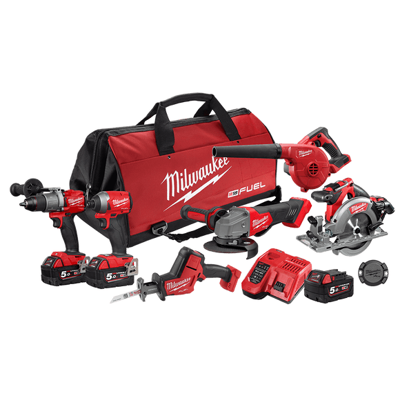 MILWAUKEE M18 FUEL™ 6 Piece Power Pack M18FPP6F2-503B