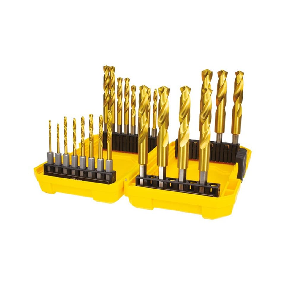 Alpha Gold Series HSS Impact Hex Drill Set 23 piece