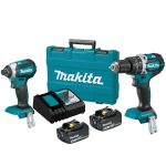 Makita DLX2180X 18V LXT 2-Piece Hammer Drill Driver / Impact Driver Kit