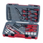 Teng T1268 68pc 1/2in Dr. Metric Socket & Tool Set 12Pnt