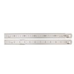 TOLEDO STAINLESS STEEL RULE DOUBLE SIDED METRIC & IMPERIAL - 300MM
