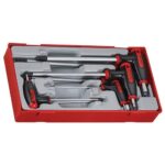 Teng TTHEX7 7pc T-Handle Hex Driver Set 2.5-8mm - TC-Tray