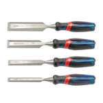 DRAPER Poundthru Wood Chisel Set - 4 Pack
