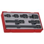 Teng TT9207 7pc 1/2in Dr. Imp Acc Set (Din ) - TC-Tray