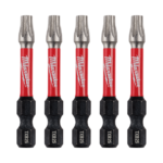 MILWAUKEE SHOCKWAVE™ POWER BIT SECURITY TORX TXB025 50MM (2") 5 PACK