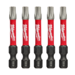 MILWAUKEE SHOCKWAVE™ POWER BIT SECURITY TORX TXB030 50MM (2") 5 PACK