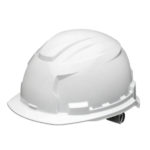 MILWAUKEE BOLT 100 WHITE UNVENTED HARD HAT