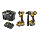 DEWALT DCK2052H1T1-XE DEWALT 18V PREMIUM POWERSTACK TWIN KIT