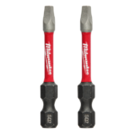 MILWAUKEE SHOCKWAVE™ POWER BIT SQUARE RECESS #2 50MM (2") 2PK