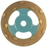 HOLER DIAMOND Cup Wheel | DEMON DOUBLE*** | 125mm | GOLD | #25#