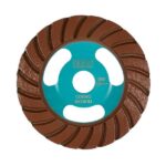 HOLER DIAMOND Cup Wheel | COSMO*** | 125mm | Medium | BROWN | #80