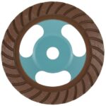HOLER DIAMOND Cup Wheel | COSMO*** | 175mm | Medium | BROWN | #80