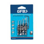 GFB No.6 - No.12 Countersink Bit Set - 4pc