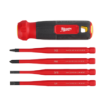 MILWAUKEE 4-IN-1 1000V INSULATED MULTI-BIT SCREWDRIVER