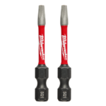 MILWAUKEE SHOCKWAVE™ POWER BIT SQUARE RECESS #1 50MM (2") 2PK