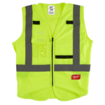 MILWAUKEE HIGH VISIBILITY YELLOW SAFETY VEST - LAR/X LAR