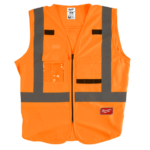 MILWAUKEE HIGH VISIBILITY ORANGE SAFETY VEST - S/M