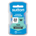 SUTTON DIAMOND GRIT HOLESAW 22MM