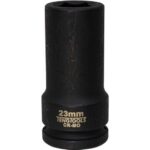 Teng 3/4in Dr. Deep Impact Socket 23mm DIN