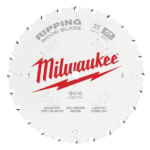 MILWAUKEE 48408020 254mm (10") 24T Wood Circular Saw Blade Ripping