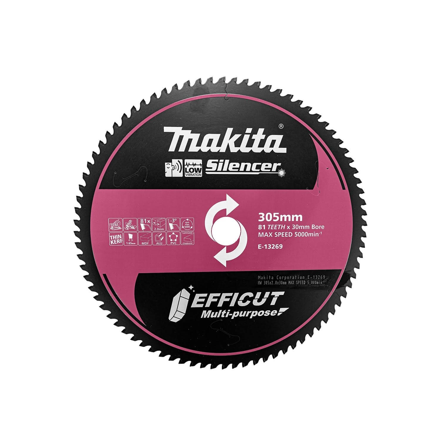 MAKITA E-13328 EFFICUT 305mm Multi-Purpose Blade 96T