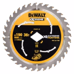 DEWALT DT40271-QZ XR Diamond Bore 190mm 36T Saw Blade