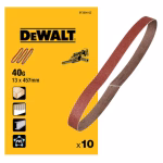 DEWALT DT3604-QZ 13mm x 457mm 40P Band File Sanding Belt (10 Pk)